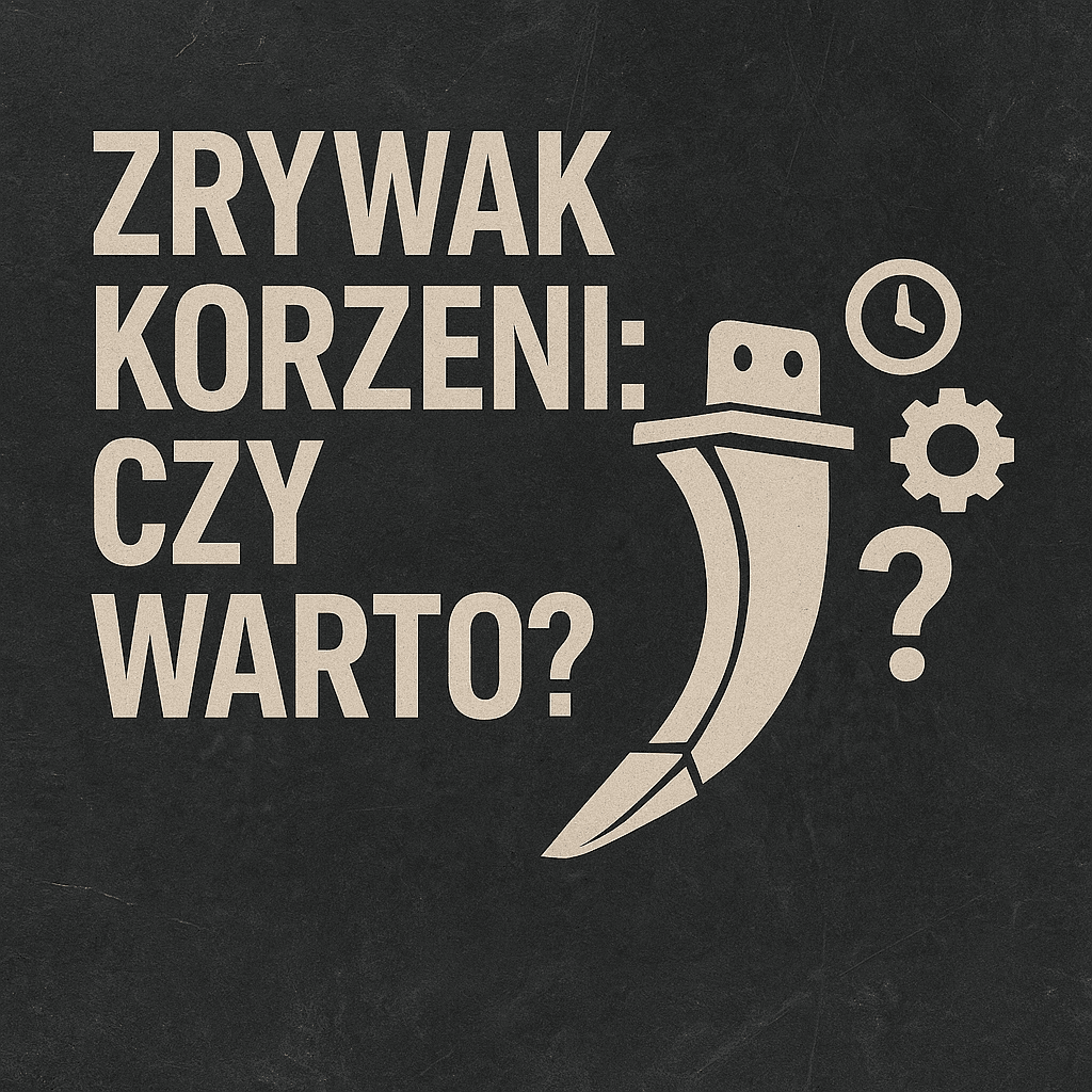 Zrywak korzeni: kiedy oszczędza czas, a kiedy lepiej wybrać inny osprzęt?