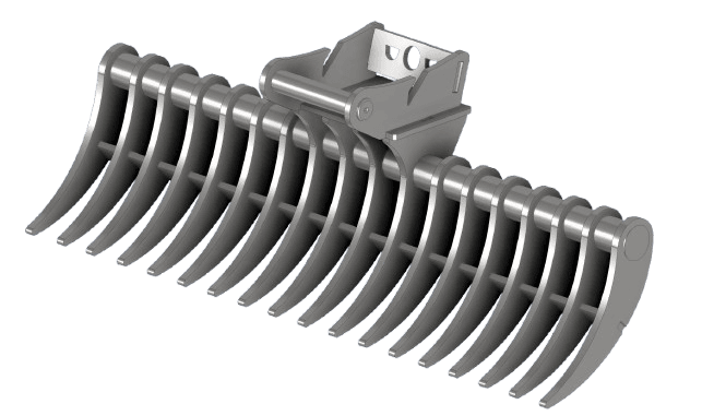 Grabie 120cm grubość zęba 12mm