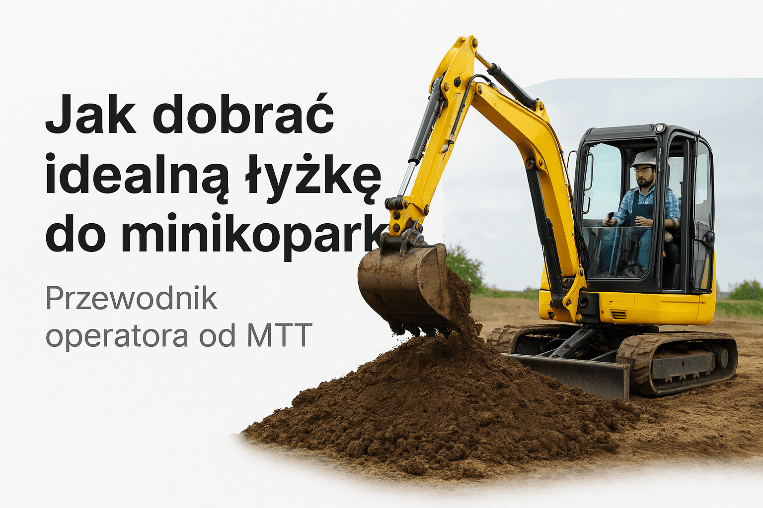 Jak dobrać idealną łyżkę do minikoparki? Przewodnik operatora od MTT